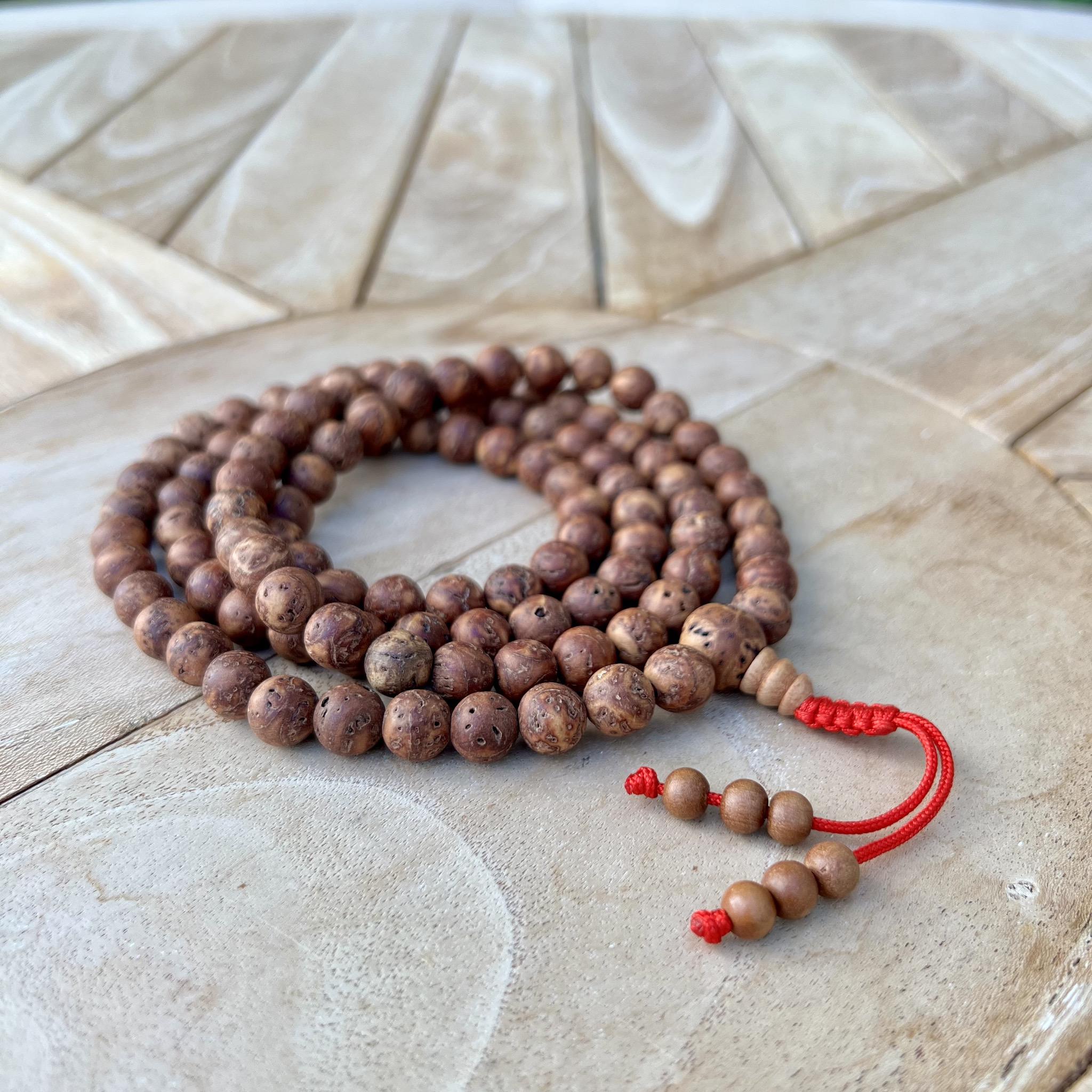 8mm Bodhi Seed Mala Prayer Beads