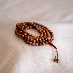 8mm Red Jasper Mala Prayer Beads