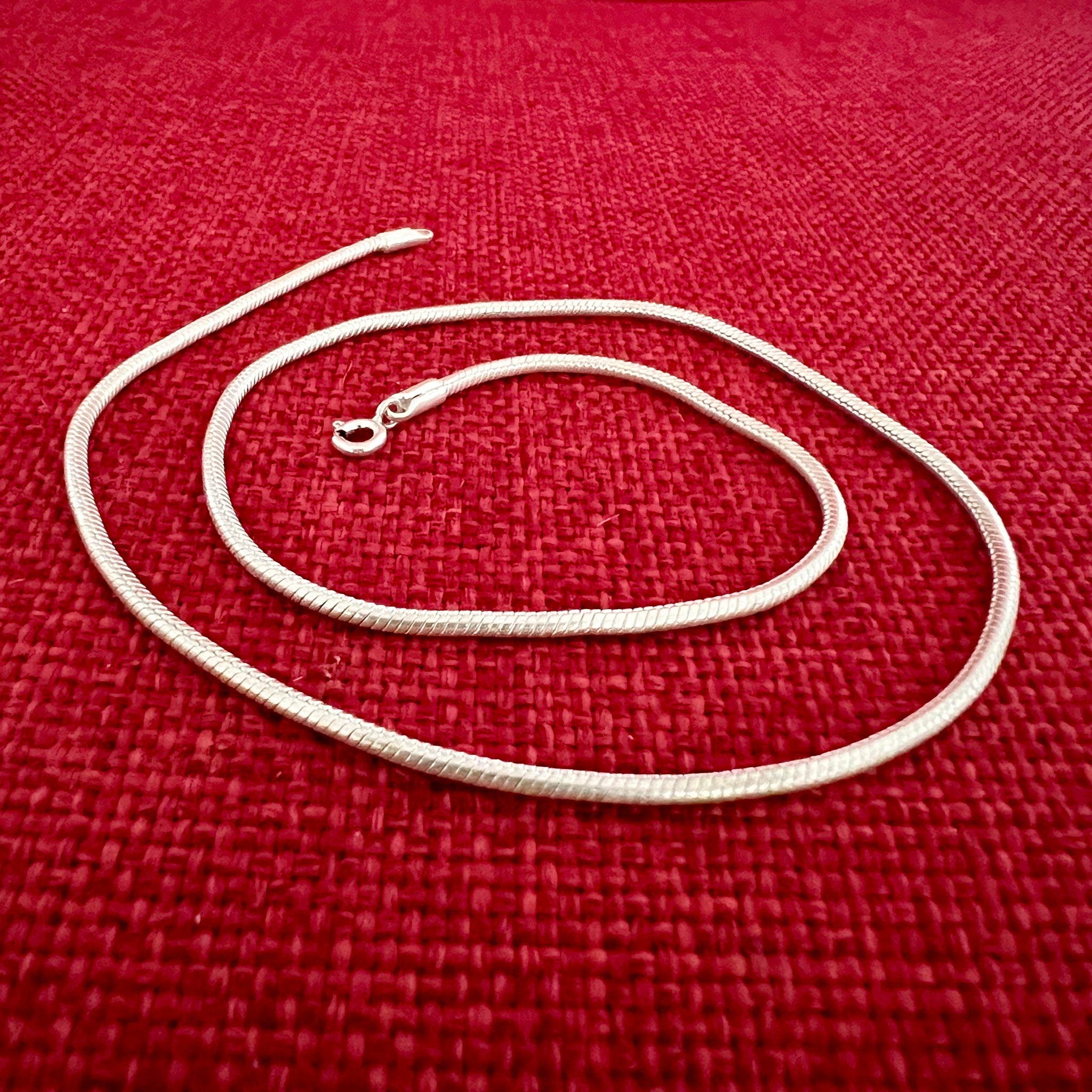 41cm Sterling Silver Snake Chain 2mm diameter
