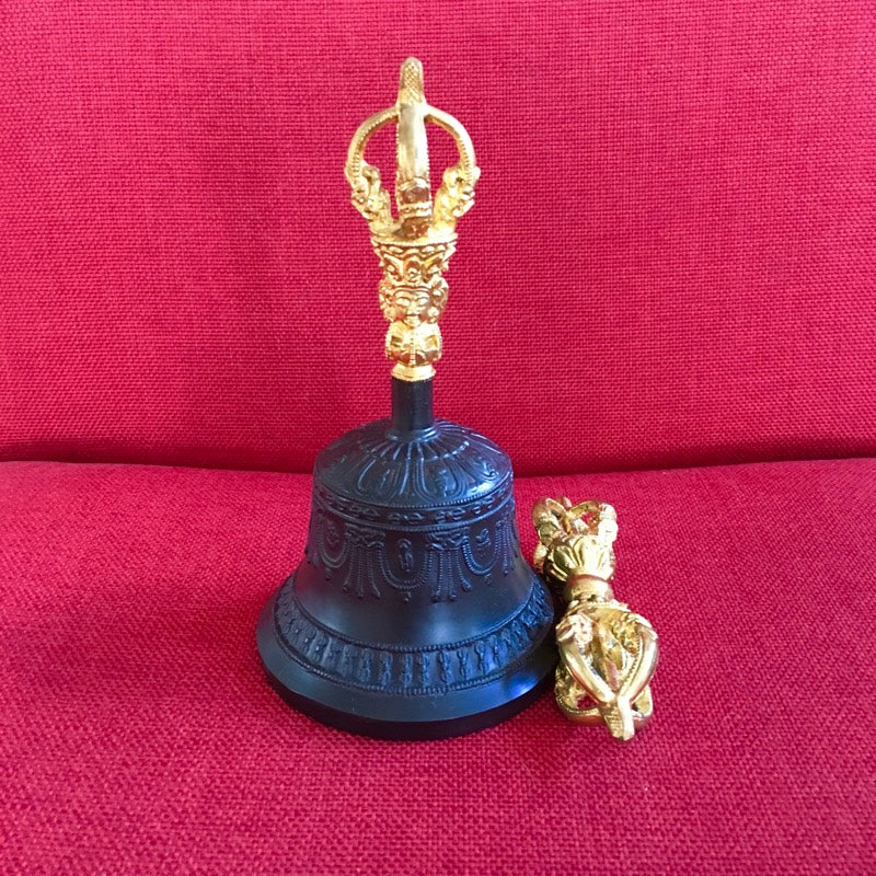 Large Black Bell & Dorje Dehradun
