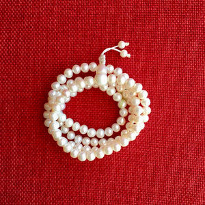 Freshwater Pearl Mala (Prayer Beads) 7mm