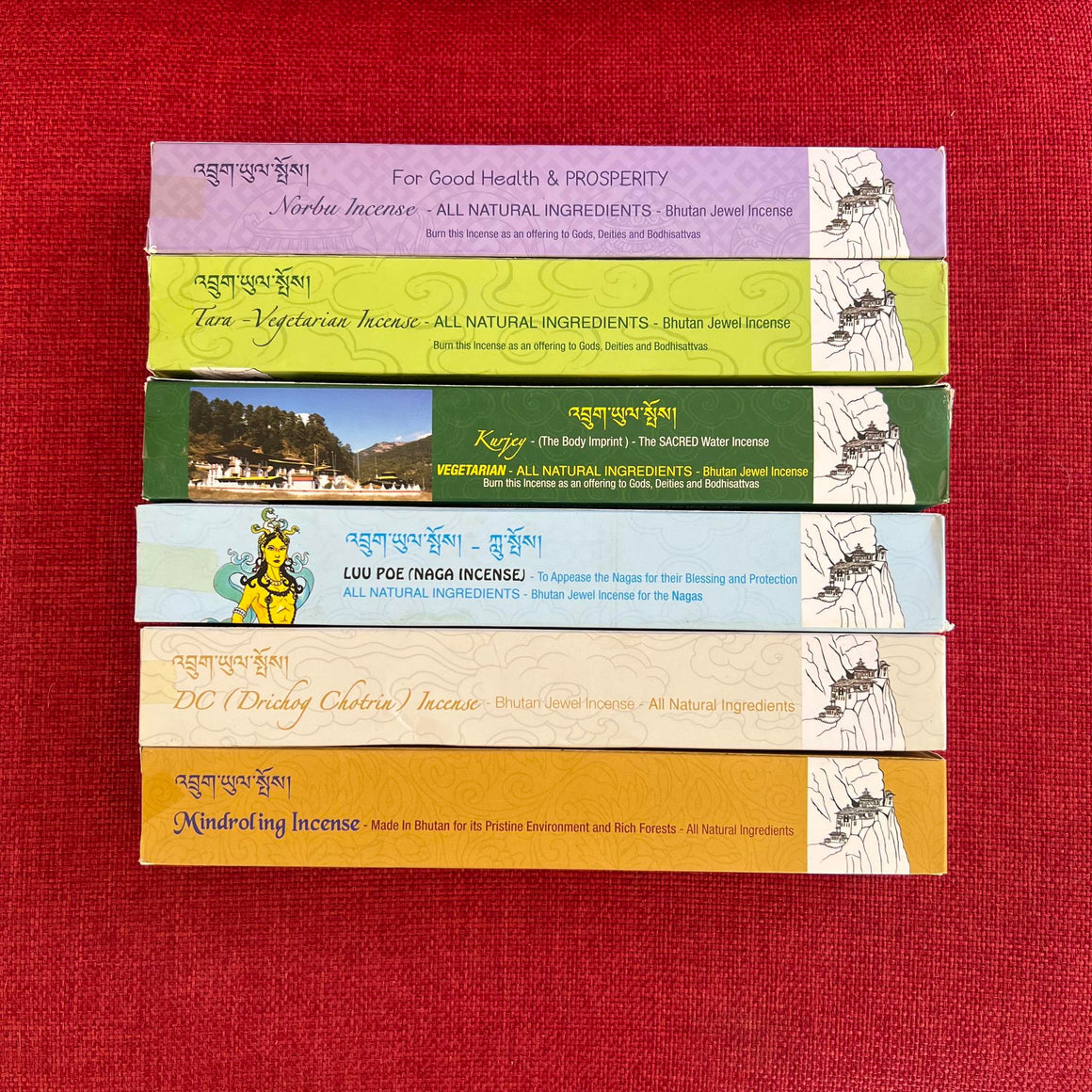 Bhutan Jewel Incense Collection