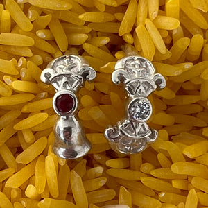 Set of Silver Bell & Dorje Rings