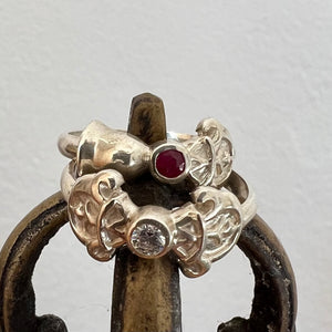 Set of Silver Bell & Dorje Rings