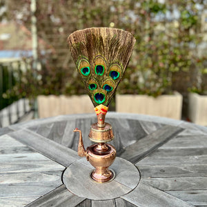 20cm handmade copper bhumpa (tibetan ritual vase)