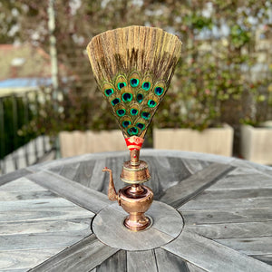 20cm handmade copper bhumpa (tibetan ritual vase)