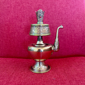 20cm handmade copper bhumpa (tibetan ritual vase)