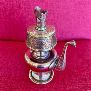20cm handmade copper bhumpa (tibetan ritual vase)