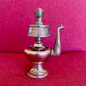 20cm handmade copper bhumpa (tibetan ritual vase)