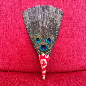 Peacock feather bhumpa top with 3 eyes