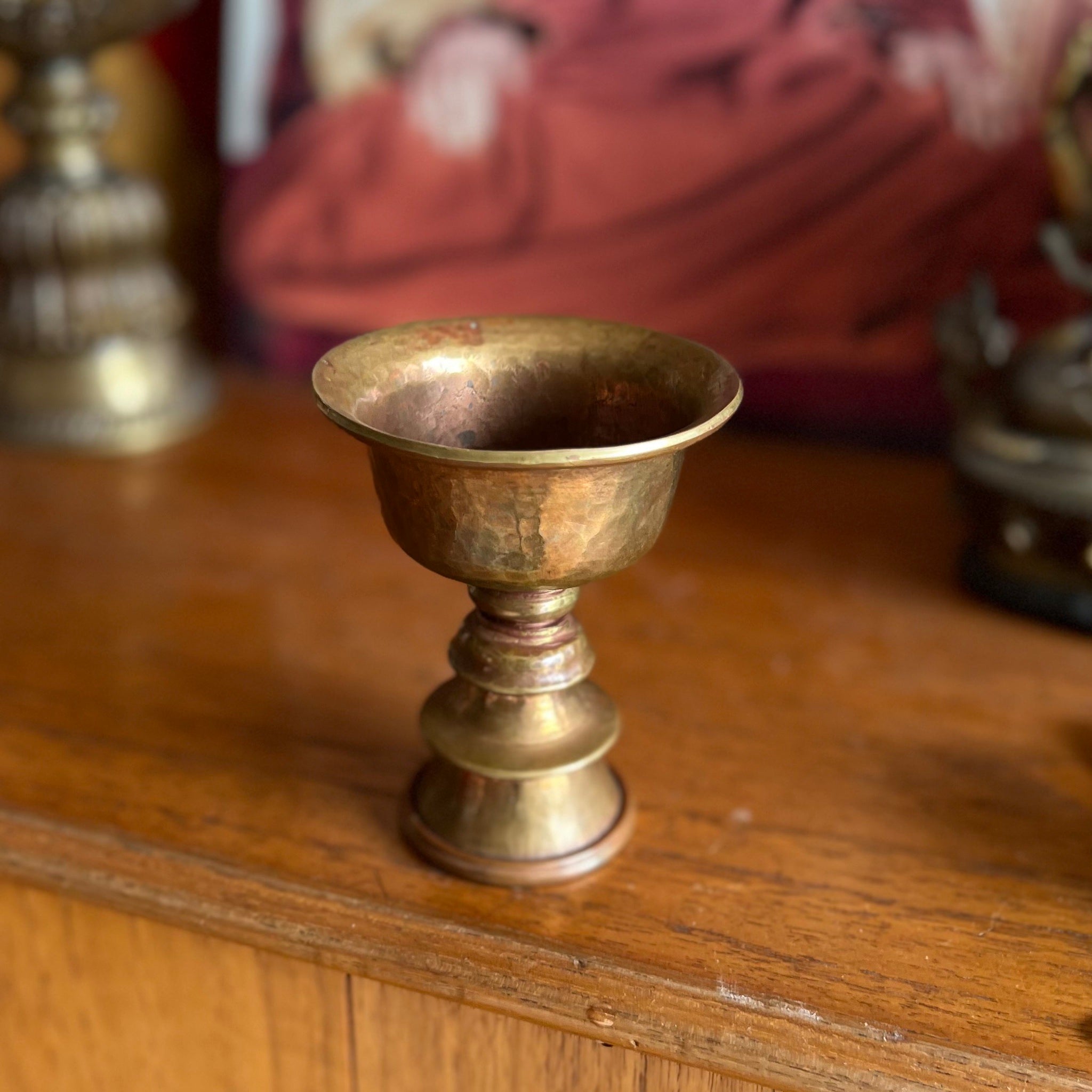 10.4cm Solid Copper Butterlamp