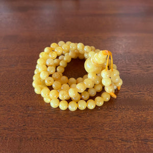 8mm Amber Mala Prayer Beads
