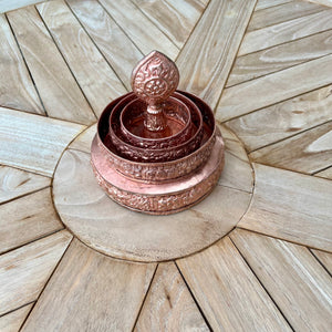 Copper Mandala Set 14.5cm