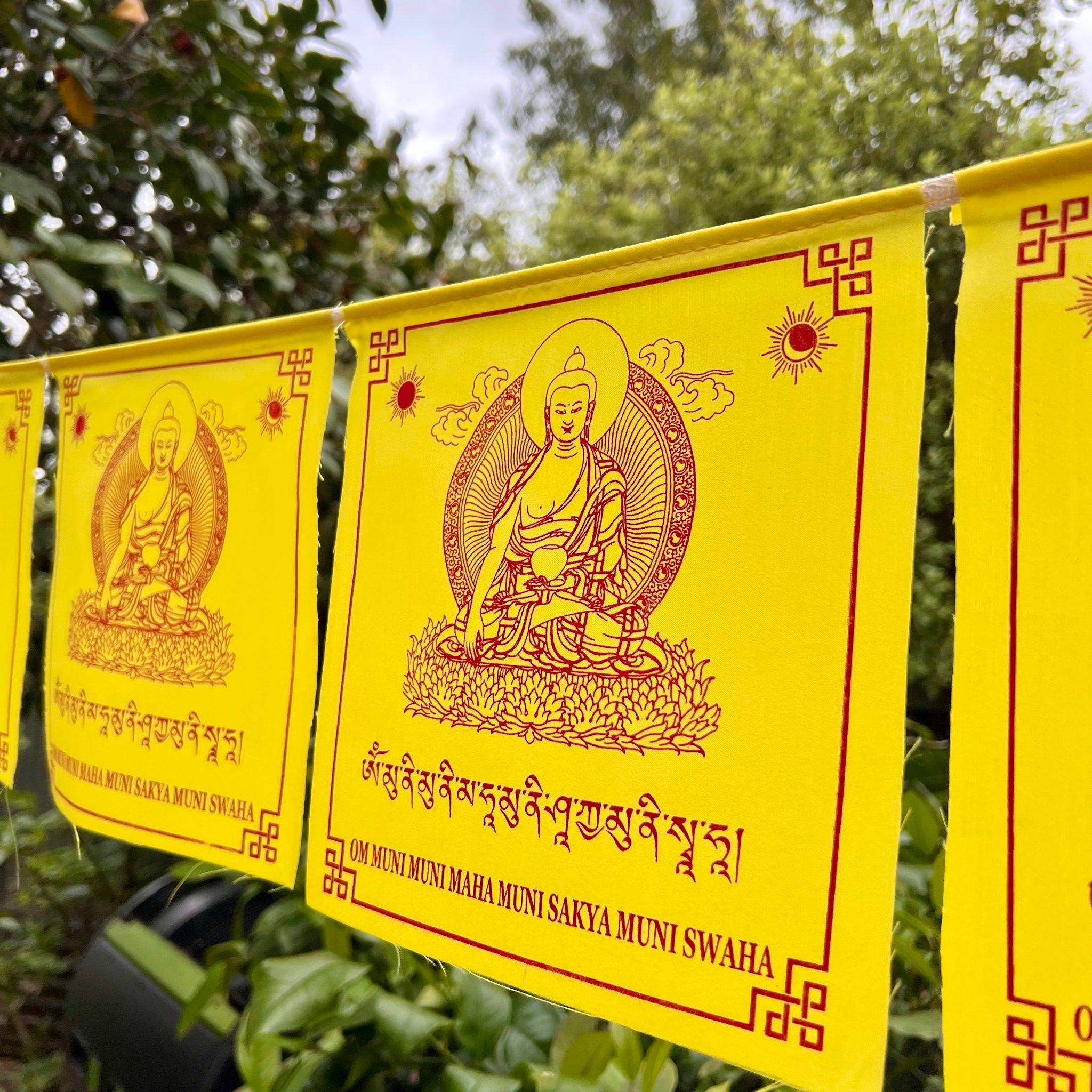 Prayer Flags - Shakyamuni Buddha 21cm