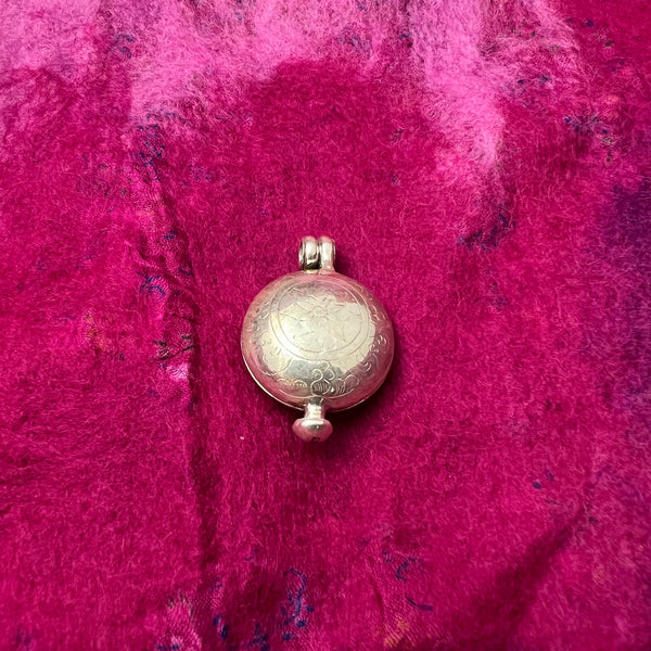 Australian Locket Silver Locket with Auspicious Symbols | Australian Buddhist Supplier ...