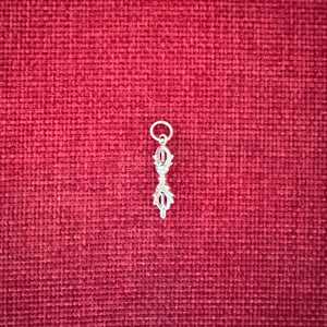 2.5cm Silver dorje pendant