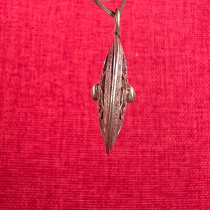 2cm silver pendant with Buddhist Mandala symbol on both sides and space between