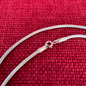 41cm Sterling Silver Snake Chain 2mm diameter