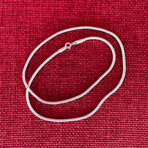 41cm Sterling Silver Snake Chain 2mm diameter