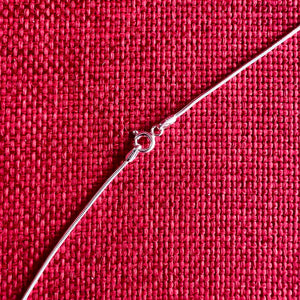61cm Sterling Silver Snake Chain 1mm diameter