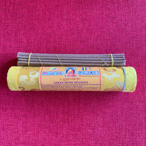Shakyamuni Buddha Bhutanese Style Brocade Incense