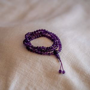 Amethyst Mala Prayer Beads 6mm
