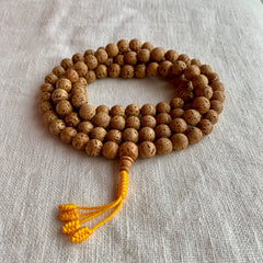 Antique Dark Bodhi Bead Mala - View Shop