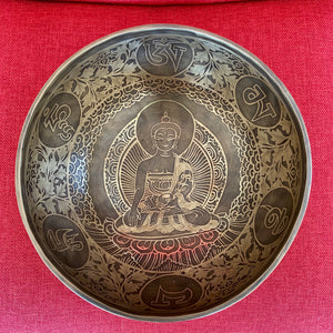 Singing Bowl 24cm Buddha Shakyamuni